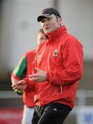 9 January 2011; Mayo manager James Horan during a training session after the match was postponed by referee TJ Keavney who deemed the pitch unplayable. FBD Connacht League, Mayo v Leitrim, Sean O'Heslin Park, Ballyhaunis GAA Club, Ballyhaunis, Co Mayo. Picture credit: Brian Lawless / SPORTSFILE