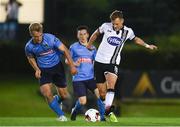 9 September 2016; Dean Shiels of Dundalk is tackled by Greg Sloggett of UCD during the Irish Daily Mail FAI Cup Quarter-Final match between UCD and Dundalk at the UCD Bowl in Belfield, Dublin. Photo by Ramsey Cardy/Sportsfile