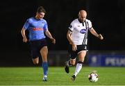 9 September 2016; Alan Keane of Dundalk in action against Ryan Swan of UCD during the Irish Daily Mail FAI Cup Quarter-Final match between UCD and Dundalk at the UCD Bowl in Belfield, Dublin. Photo by Ramsey Cardy/Sportsfile