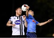 9 September 2016; Chris Shields of Dundalk in action against Cathal Brady of UCD during the Irish Daily Mail FAI Cup Quarter-Final match between UCD and Dundalk at the UCD Bowl in Belfield, Dublin. Photo by Ramsey Cardy/Sportsfile