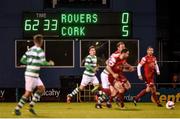 9 September 2016; A general view of the scoreboard during the Irish Daily Mail FAI Cup Quarter-Final match between Shamrock Rovers and Cork City at Tallaght Stadium in Tallaght, Co Dublin. Photo by David Maher/Sportsfile