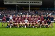 10 September 2016; The Galway squad before the Bord Gáis Energy GAA Hurling All-Ireland U21 Championship Final match between Galway and Waterford at Semple Stadium in Thurles, Co Tipperary. Photo by Ray McManus/Sportsfile