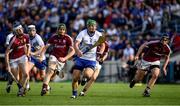 10 September 2016; Tom Devine of Waterford in action against Galway players, from left, Vincent Doyle, Shane Cooney and Darragh O’Donoghue during the Bord Gáis Energy GAA Hurling All-Ireland U21 Championship Final match between Galway and Waterford at Semple Stadium in Thurles, Co Tipperary. Photo by Brendan Moran/Sportsfile