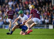 10 September 2016; Tom Devine of Waterford in action against Conor Jennings of Galway during the Bord Gáis Energy GAA Hurling All-Ireland U21 Championship Final match between Galway and Waterford at Semple Stadium in Thurles, Co Tipperary. Photo by Ray McManus/Sportsfile