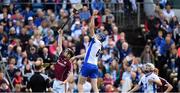 10 September 2016; Bord Gáis Energy Ambassador Austin Gleeson of Waterford fields the sliotar ahead of Brian Molloy of Galway during the Bord Gáis Energy GAA Hurling All-Ireland U21 Championship Final match between Galway and Waterford at Semple Stadium in Thurles, Co Tipperary. Photo by Brendan Moran/Sportsfile
