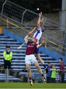 10 September 2016; Bord Gáis Energy Ambassador Austin Gleeson of Waterford fields the sliotar ahead of Sean Linnane of Galway during the Bord Gáis Energy GAA Hurling All-Ireland U21 Championship Final match between Galway and Waterford at Semple Stadium in Thurles, Co Tipperary. Photo by Brendan Moran/Sportsfile