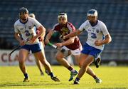 10 September 2016; Míchéal Harney of Waterford in action against Bord Gáis Energy Ambassador Conor Whelan of Galway during the Bord Gáis Energy GAA Hurling All-Ireland U21 Championship Final match between Galway and Waterford at Semple Stadium in Thurles, Co Tipperary. Photo by Brendan Moran/Sportsfile