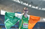 11 September 2016; Michael McKillop of Ireland celebrates after winning the Men's 1500m T37 Final at the Olympic Stadium during the Rio 2016 Paralympic Games in Rio de Janeiro, Brazil. Photo by Sportsfile