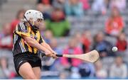 11 September 2016; Shelly Farrell of Kilkenny scores her side's first goal during the Liberty Insurance All-Ireland Senior Camogie Championship Final match between Cork and Kilkenny at Croke Park in Dublin.  Photo by Piaras Ó Mídheach/Sportsfile