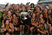 11 September 2016; Kilkenny players celebrate with the O'Duffy Cup after the Liberty Insurance All-Ireland Senior Camogie Championship Final match between Cork and Kilkenny at Croke Park in Dublin. Photo by Eóin Noonan/Sportsfile