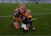 11 September 2016; Kilkenny's Edwina Keane with her nephew Patrick Keane, age 1, after the Liberty Insurance All-Ireland Senior Camogie Championship Final match between Cork and Kilkenny at Croke Park in Dublin. Photo by Piaras Ó Mídheach/Sportsfile