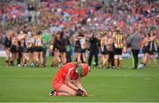 11 September 2016; Sarah Harrington of Cork dejected after the Liberty Insurance All-Ireland Intermediate Camogie Championship Final match between Cork and Kilkenny at Croke Park in Dublin. Photo by Piaras Ó Mídheach/Sportsfile