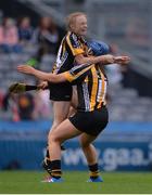 11 September 2016; Laura Murphy of Kilkenny, left, celebrates with team-mate Julie Ann Malone celebrates after the Liberty Insurance All-Ireland Senior Camogie Championship Final match between Cork and Kilkenny at Croke Park in Dublin. Photo by Piaras Ó Mídheach/Sportsfile