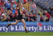 11 September 2016; Laura Murphy of Kilkenny celebrates after the Liberty Insurance All-Ireland Senior Camogie Championship Final match between Cork and Kilkenny at Croke Park in Dublin. Photo by Piaras Ó Mídheach/Sportsfile