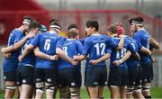 11 September 2016;  Leinster team before the start of the U18 Clubs Interprovincial Series Round 2 match between Munster and Leinster at Thomond Park in Limerick. Photo by David Maher/Sportsfile