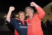 15 January 2011; Munster supporters Lia Foley van Roosmalen and John Foley, from Newcastlewest, Co. Limerick, in Toulon ahead of their side's  Heineken Cup, Pool 3, Round 5, game against Toulon on Sunday. Toulon, France. Picture credit: Diarmuid Greene / SPORTSFILE