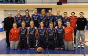 16 January 2010; The DCU Mercy team. 2011 Basketball Ireland Women's Superleague Cup Semi-Final, DCU Mercy v 11890 Killester, Neptune Stadium, Cork. Picture credit: Brendan Moran / SPORTSFILE