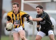 16 January 2011; John McEntee, Crossmaglen Rangers, in action against Keith Geraghty, Neasden Gaels. AIB GAA Football All-Ireland Senior Club Championship Quarter-Final, Neasden Gaels v Crossmaglen Rangers, Emerald Park, Ruislip, London, England. Picture credit: Oliver McVeigh / SPORTSFILE