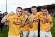 10 September 2016; Meath players from left to right Ronan Ryan, Stefan Kelly, David Reilly, and Luke Martyn, celebrate after the Bord Gáis Energy GAA Hurling All-Ireland U21 Championship B Final match between Meath and Mayo at Semple Stadium in Thurles, Co Tipperary. Photo by Ray McManus/Sportsfile