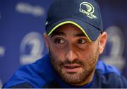 12 September 2016; Dave Kearney of Leinster during Leinster Rugby Press Conference in Belfield, Dublin.  Photo by Seb Daly/Sportsfile