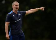 12 September 2016; Leinster senior coach Stuart Lancaster during Leinster Rugby Squad Training in Belfield, Dublin.  Photo by Seb Daly/Sportsfile