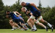 12 September 2016; Isa Nacewa, left, of Leinster during Leinster Rugby Squad Training in Belfield, Dublin.  Photo by Seb Daly/Sportsfile