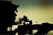 12 September 2016; Sean Baldwin of Ireland ejects a cartridge from his gun during the Men's R7 50m Rifle 3 positions SH1 Qualifier at the Olympic Shooting Centre during the Rio 2016 Paralympic Games in Rio de Janeiro, Brazil. Photo by Diarmuid Greene/Sportsfile