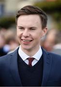 11 September 2016; Trainer Joseph O'Brien in the winner's enclosure during the Irish Champions Weekend at The Curragh in Co. Kildare. Photo by Cody Glenn/Sportsfile