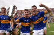 4 September 2016; Tipperary's Cian Flanagan and Michael Whelan, right, celebrate after the Electric Ireland GAA Hurling All-Ireland Minor Championship Final in Croke Park, Dublin.  Photo by Piaras Ó Mídheach/Sportsfile