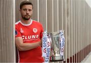 13 September 2016; Ger O'Brien of St Patrick's Athletic pictured during the EA Sports Cup Media Day. The EA Sports Cup Final will be held at Limerick's Markets Field on Saturday, September 17th with kick-off at 5.30pm. FAI HQ in Abbotstown, Dublin.  Photo by Sam Barnes/Sportsfile