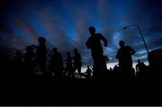 13 September 2016; A general view during the start of the Grant Thornton Corporate 5K Team Challenge 2016 at Dublin Docklands. Photo by Ramsey Cardy/Sportsfile