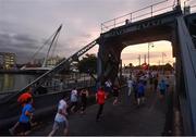 13 September 2016; A general view during the Grant Thornton Corporate 5K Team Challenge 2016 at Dublin Docklands. Photo by Ramsey Cardy/Sportsfile