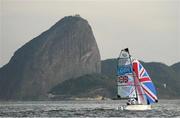 13 September 2016; Alexandra Rickham, left, and Niki Birrell of Great Britan during the 2-Person Keelboat (SKUD18) race at the Marina da Glória during the Rio 2016 Paralympic Games in Rio de Janeiro, Brazil. Photo by Sportsfile
