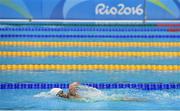 13 September 2016; Nicole Turner of Ireland in action during the Women's 400m Freestyle S6 Final at the Olympic Aquatics Stadium during the Rio 2016 Paralympic Games in Rio de Janeiro, Brazil. Photo by Diarmuid Greene/Sportsfile