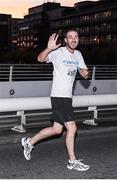 13 September 2016; Sam Barnes, Team Sportsfile, on his way to 2191 place in a net time of 24:44 during the Grant Thornton Corporate 5K Team Challenge 2016 at Dublin Docklands. Photo by Ray McManus/Sportsfile