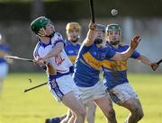 16 January 2011; David Langton, Waterford IT, in action against Sean Carey, Tipperary. Waterford Crystal Cup, Tipperary v Waterford IT, Clonmel GAA Grounds, Clonmel, Co. Tipperary. Picture credit: Matt Browne / SPORTSFILE