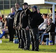 16 January 2011; Tipperary manager Declan Ryan, centre, with team coach Tommy Dunne, left, and selector Michael Gleeson. Waterford Crystal Cup, Tipperary v Waterford IT, Clonmel GAA Grounds, Clonmel, Co. Tipperary. Picture credit: Matt Browne / SPORTSFILE