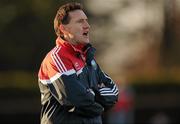 16 January 2011; Louth manager Peter Fitzpatrick. O'Byrne Cup Quarter-Final, Louth v Wicklow, County Grounds, Drogheda, Co. Louth. Photo by Sportsfile