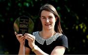 14 September 2016; Sinead Aherne of Dublin who was presented with The Croke Park and LGFA Player of the Month Award for August. The Croke Park Hotel, Jones Road, Dublin. Photo by Brendan Moran/Sportsfile