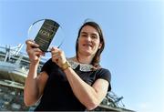 14 September 2016; Sinead Aherne of Dublin who was presented with The Croke Park and LGFA Player of the Month Award for August. The Croke Park Hotel, Jones Road, Dublin. Photo by Brendan Moran/Sportsfile