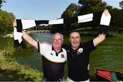 14 September 2016; Dundalk FC supporters Roy Mackin, left, and Gerry Cunningham pictured in Alkmaar, Netherlands, before the UEFA Europa League Group D match against AZ Alkmaar. Photo by David Maher/Sportsfile