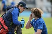 10 September 2016; Paddy Ryan of Leinster receiving treatment during the U19 Interprovincial Series Round 2 match between Connacht and Leinster at the Galwegians RFC Crowley Park in Galway. Photo by Oliver McVeigh/Sportsfile