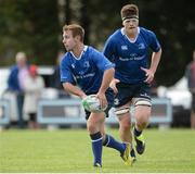 10 September 2016; Josh Miller of Leinster during the U19 Interprovincial Series Round 2 match between Connacht and Leinster at the Galwegians RFC Crowley Park in Galway. Photo by Oliver McVeigh/Sportsfile