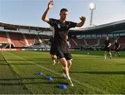 14 September 2016; Ciaran Kilduff of Dundalk during squad training at the AZ Stadion in Alkmaar, Netherlands. Photo by David Maher/Sportsfile