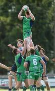 10 September 2016; Sean Masterson of Connacht taking the ball in the lineout during the U19 Interprovincial Series Round 2 match between Connacht and Leinster at the Galwegians RFC Crowley Park in Galway. Photo by Oliver McVeigh/Sportsfile