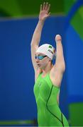 14 September 2016; Ellen Keane of Ireland prior to the Women's 100m Breaststroke SB8 Final at the Olympic Aquatics Stadium during the Rio 2016 Paralympic Games in Rio de Janeiro, Brazil. Photo by Sportsfile