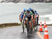 16 September 2016; Eoghan Clifford of Ireland leading during the Men's C1-3 Road Race at the Pontal Cycling Road during the Rio 2016 Paralympic Games in Rio de Janeiro, Brazil. Photo by Diarmuid Greene/Sportsfile