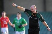 16 January 2011; Maurice Condon, referee. McGrath Cup Quarter-Final, Limerick v Cork, Gaelic Grounds, Limerick. Picture credit: Brian Lawless / SPORTSFILE