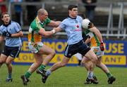22 January 2011; Diarmuid Connolly, Dublin, in action against Scott Brady, Offaly. O'Byrne Shield Semi-Final, Dublin v Offaly, Parnell Park, Dublin. Picture credit: Brian Lawless / SPORTSFILE