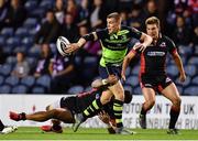 16 September 2016; Garry Ringrose of Leinster is tackled by Sasa Tofilau of Edinburgh during the Guinness PRO12 Round 3 match between Edinburgh and Leinster at BT Murrayfield Stadium in Edinburgh, Scotland. Photo by Ramsey Cardy/Sportsfile